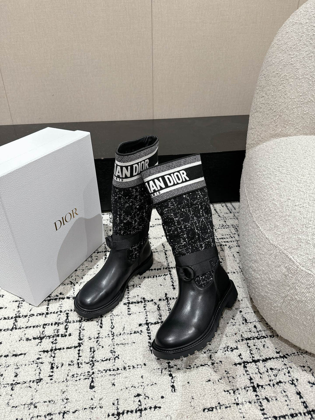 Black & White DM Boot