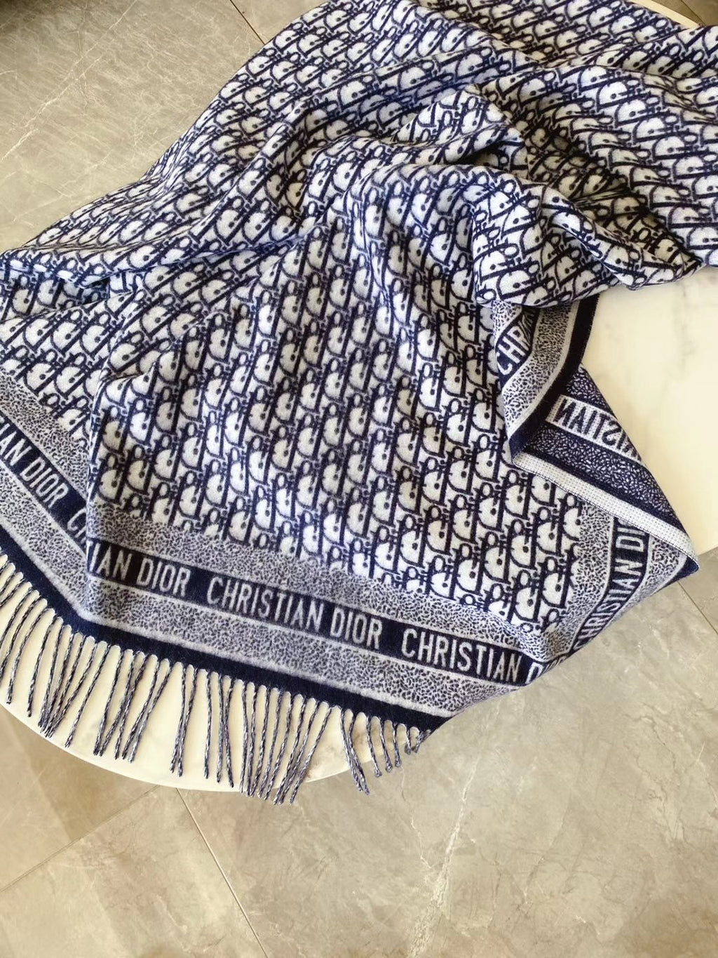 Blue Oblique blanket