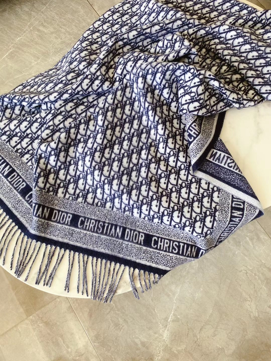 Blue Oblique blanket