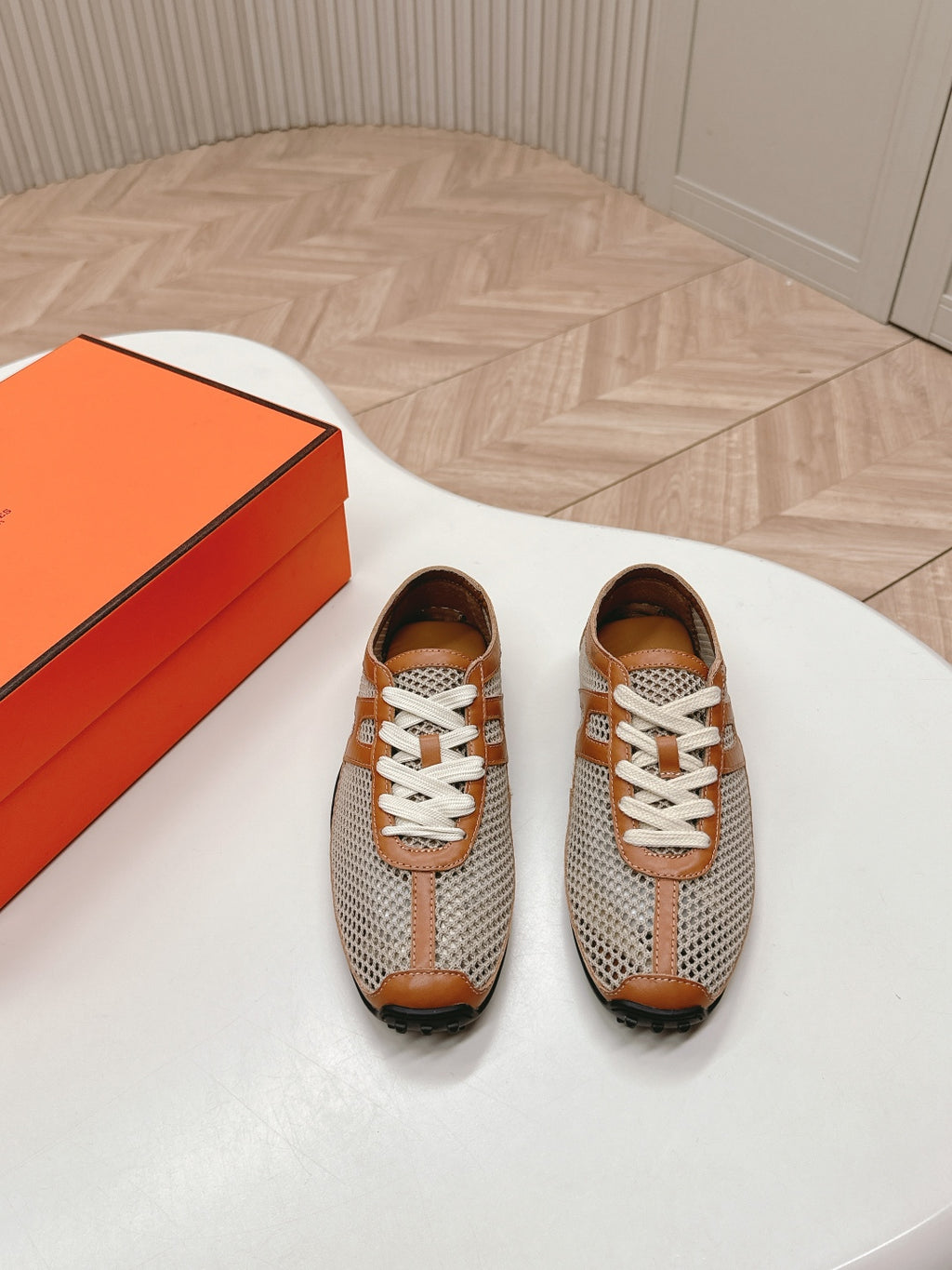 Beige Lin/Naturel Kiga Sneaker