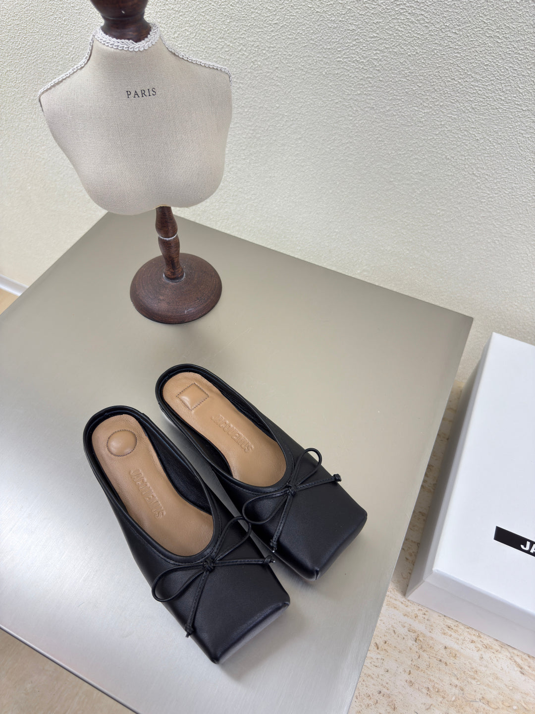 Black The Flat Ballet Mules