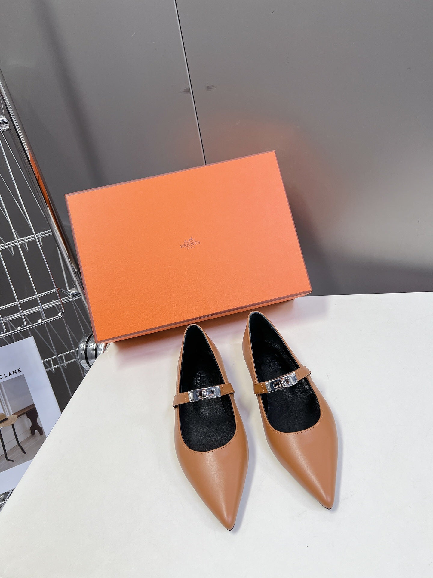 Naturel Clair Kelly Ballet Flat