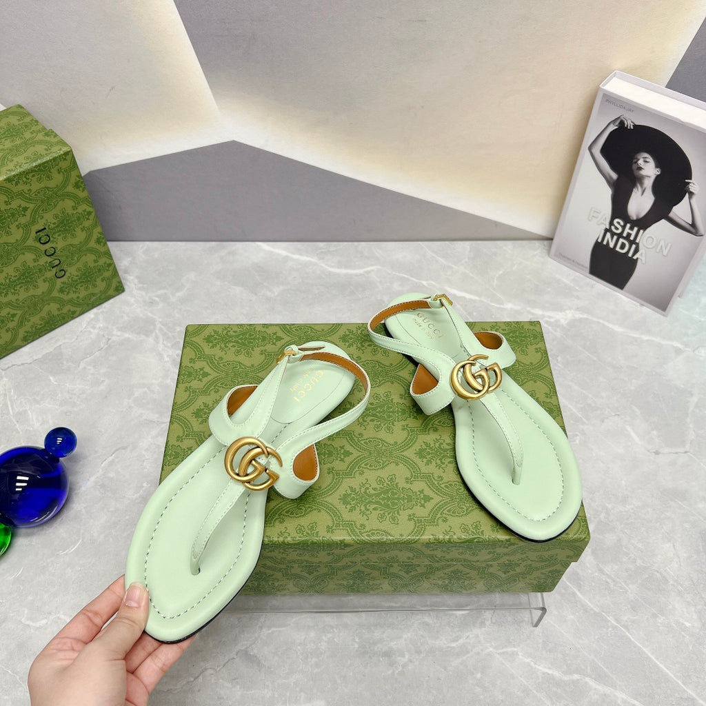 Light Green G Thong Sandal