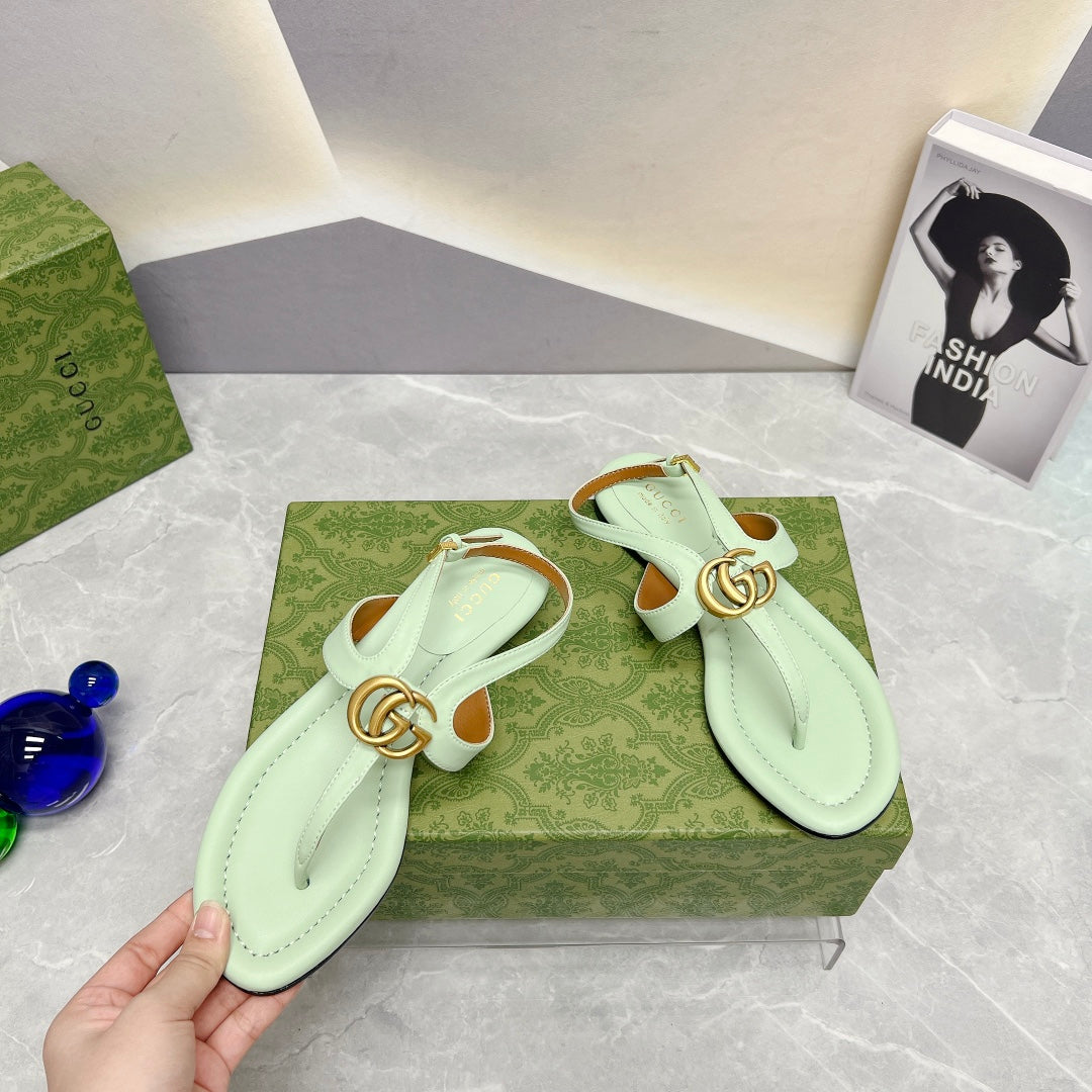 Light Green G Thong Sandal
