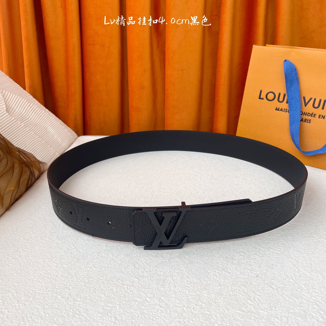 Black Initiales Belt
