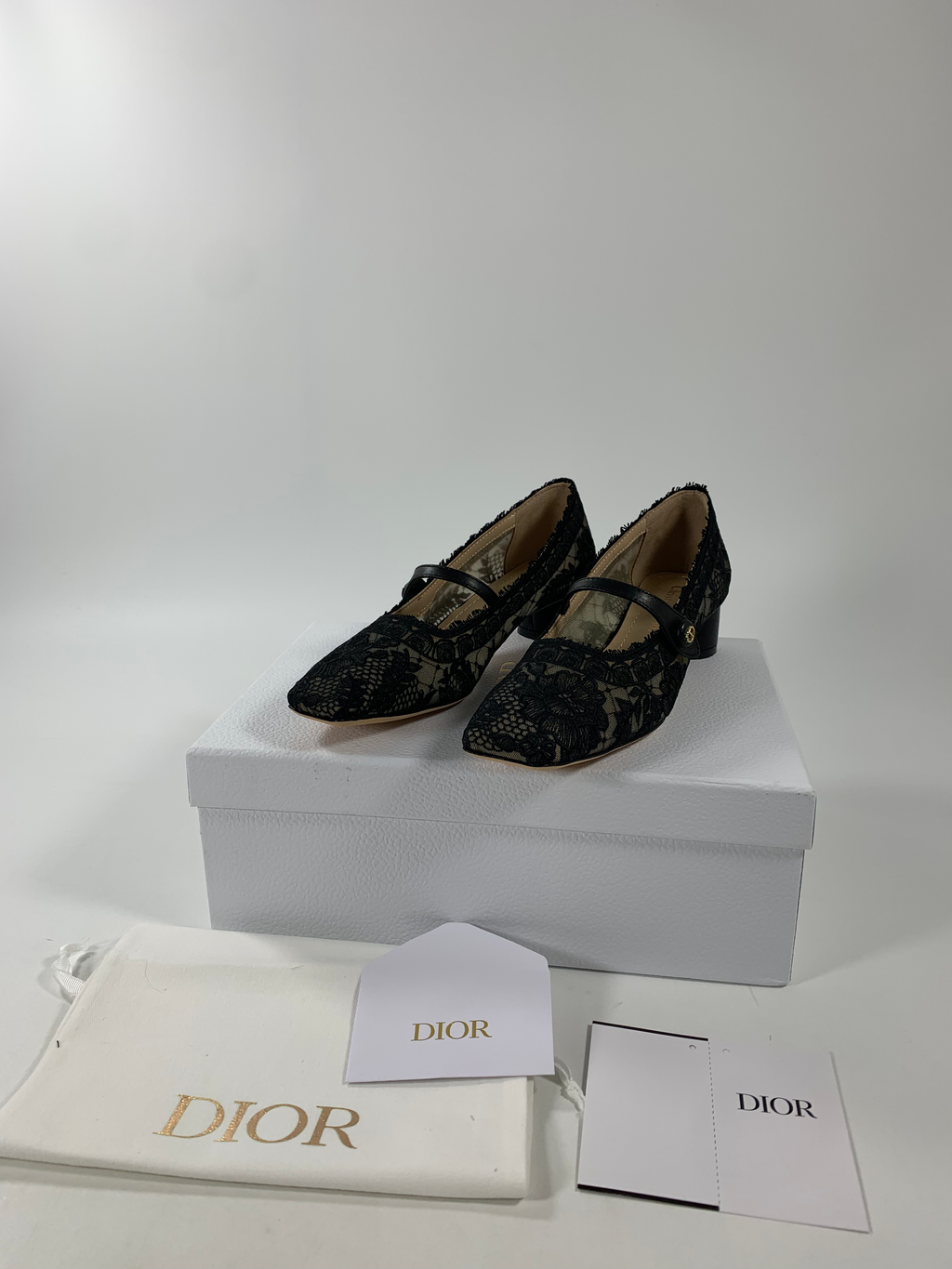 Black DG ballet pump