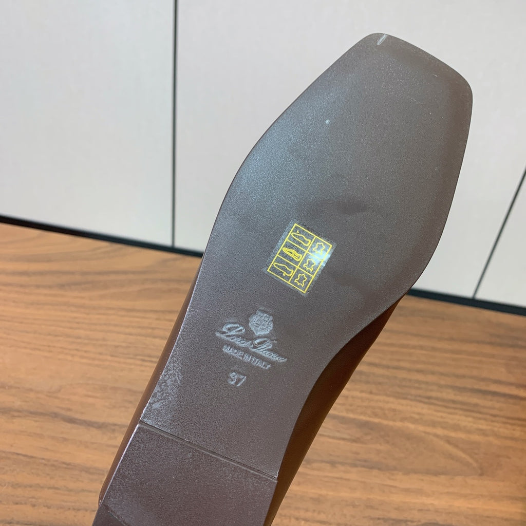 Powder Brown Alba Flat Mule