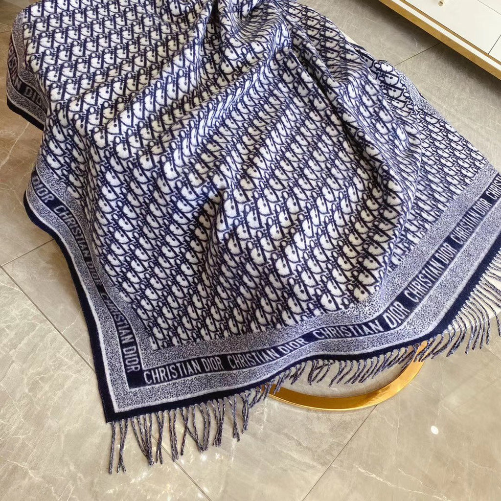 Blue Oblique blanket