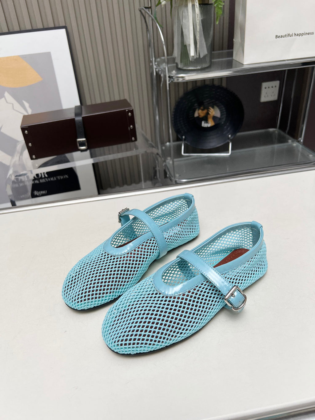 Lagoon Blue AF Ballet Flats