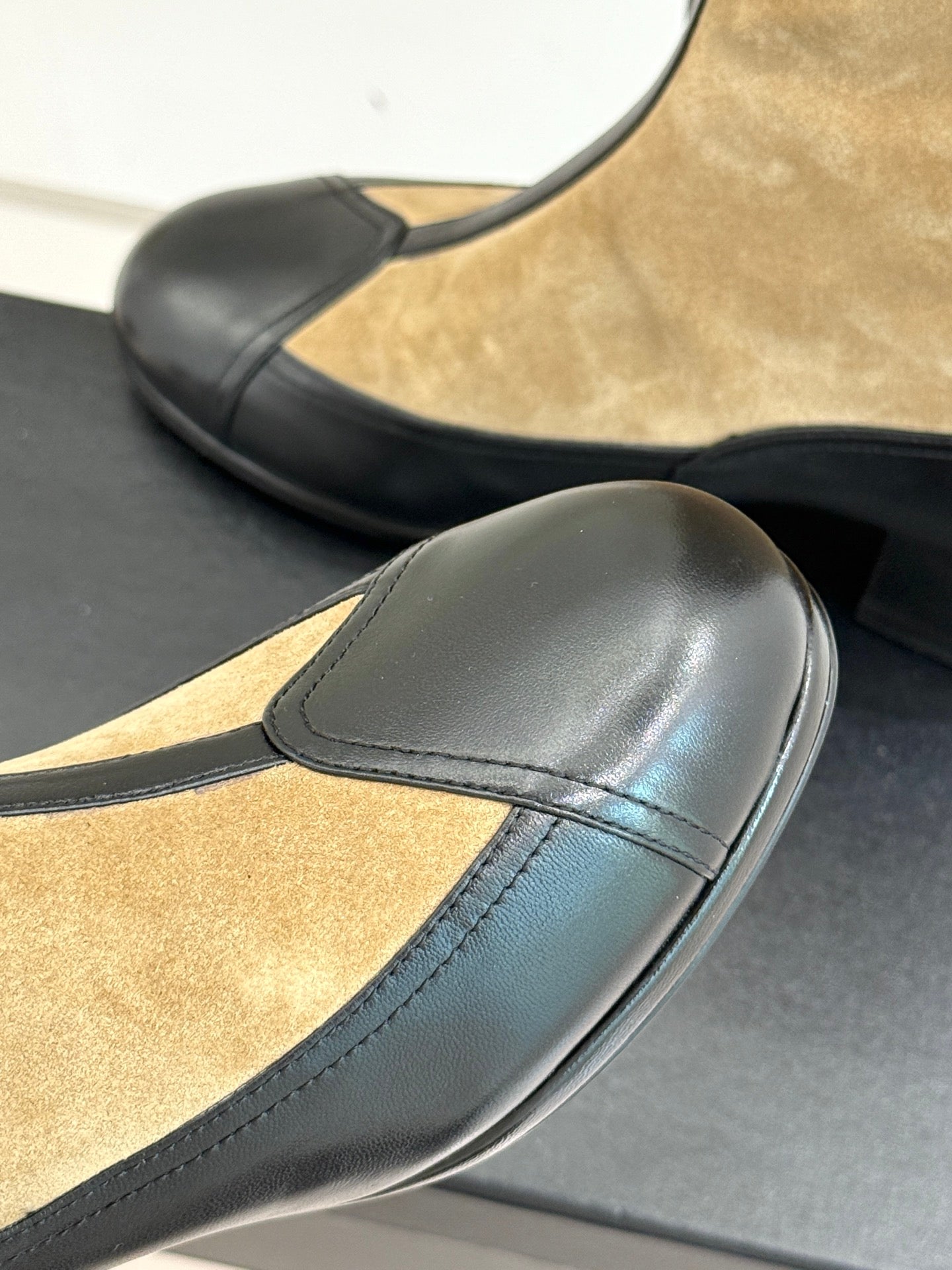 Beige & Black Métiers D’art High Boots