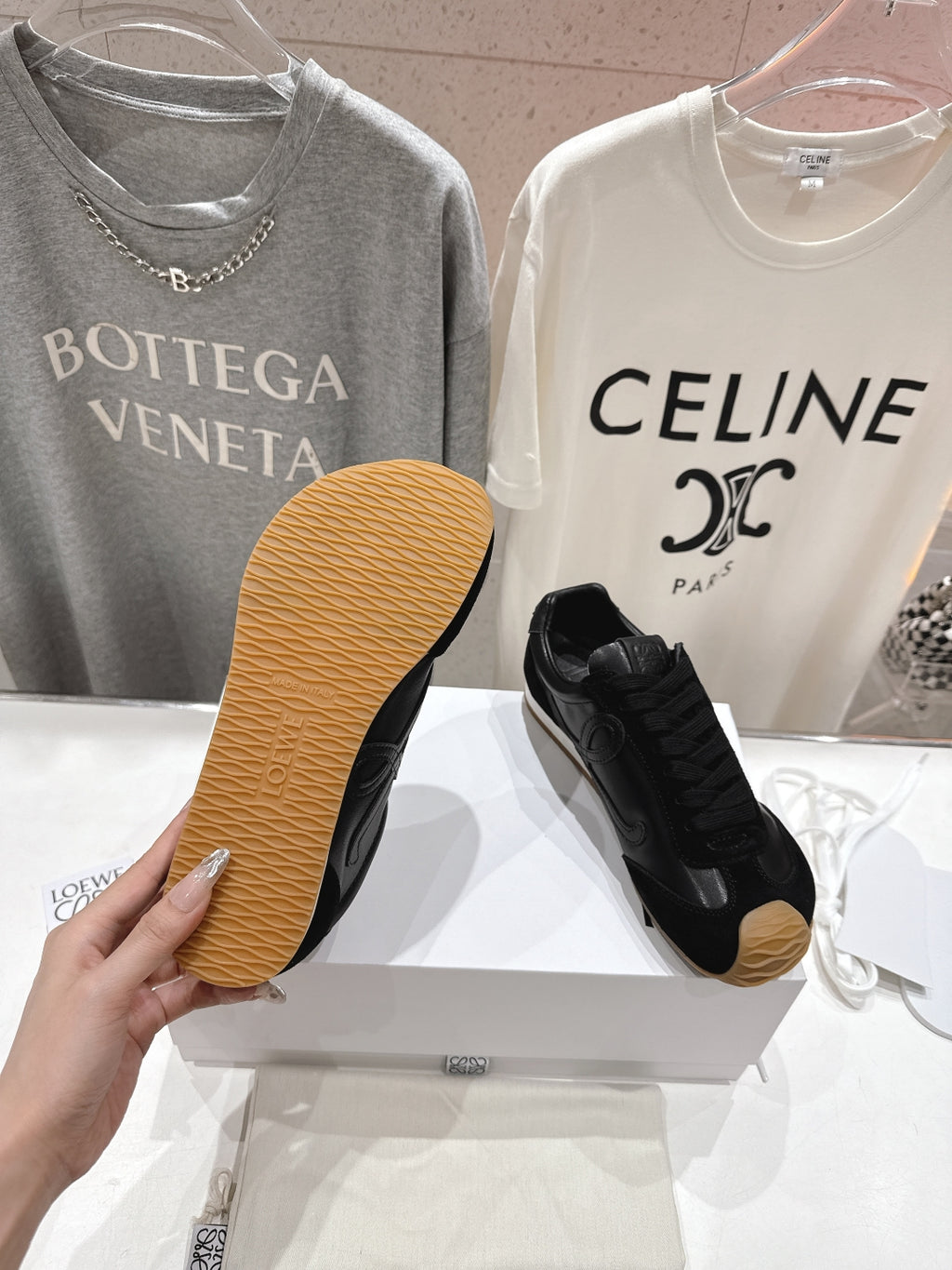 Men's Black Ballet Runner 2.0 In Soft Leather