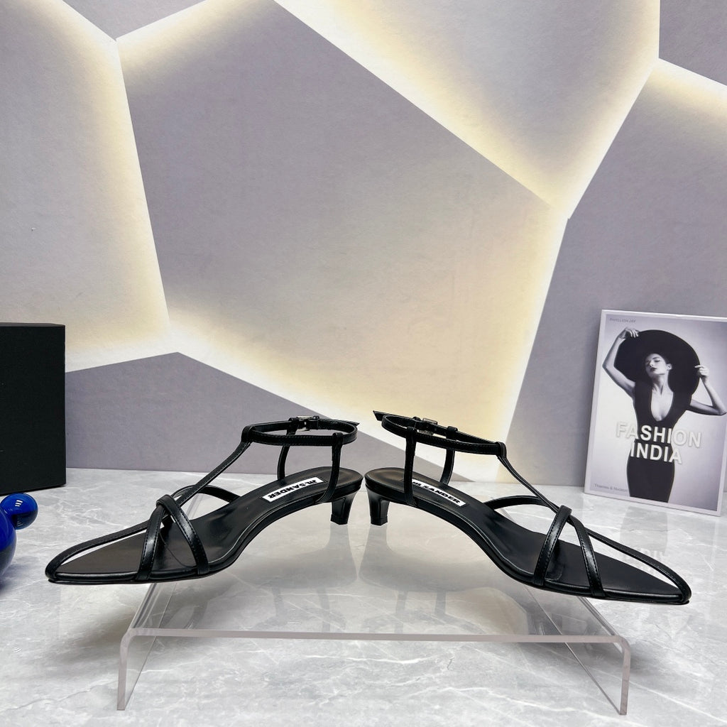 Black JS Sandals