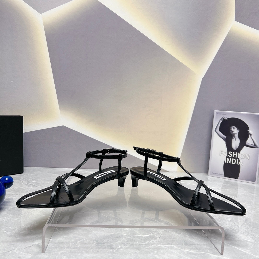 Black JS Sandals