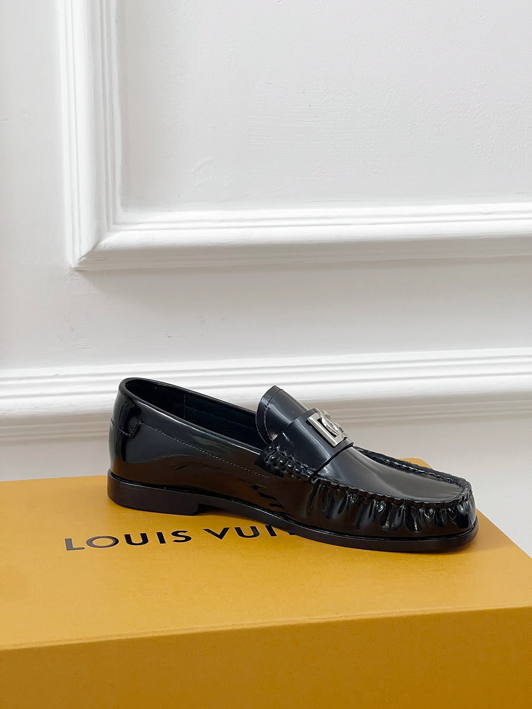 Black Polished Loafers