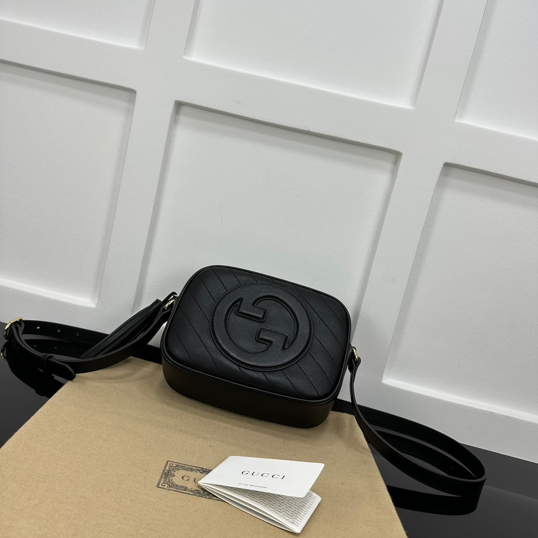 Black GB Small Shoulder Bag