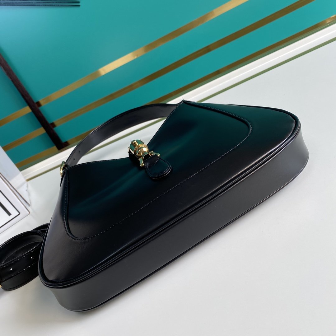 Black GJ 1961 small shoulder bag