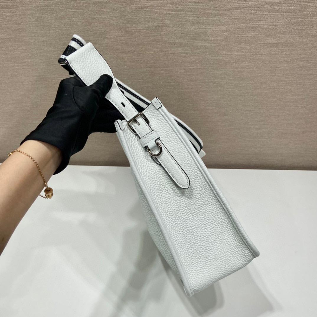 White PL mini shoulder bag