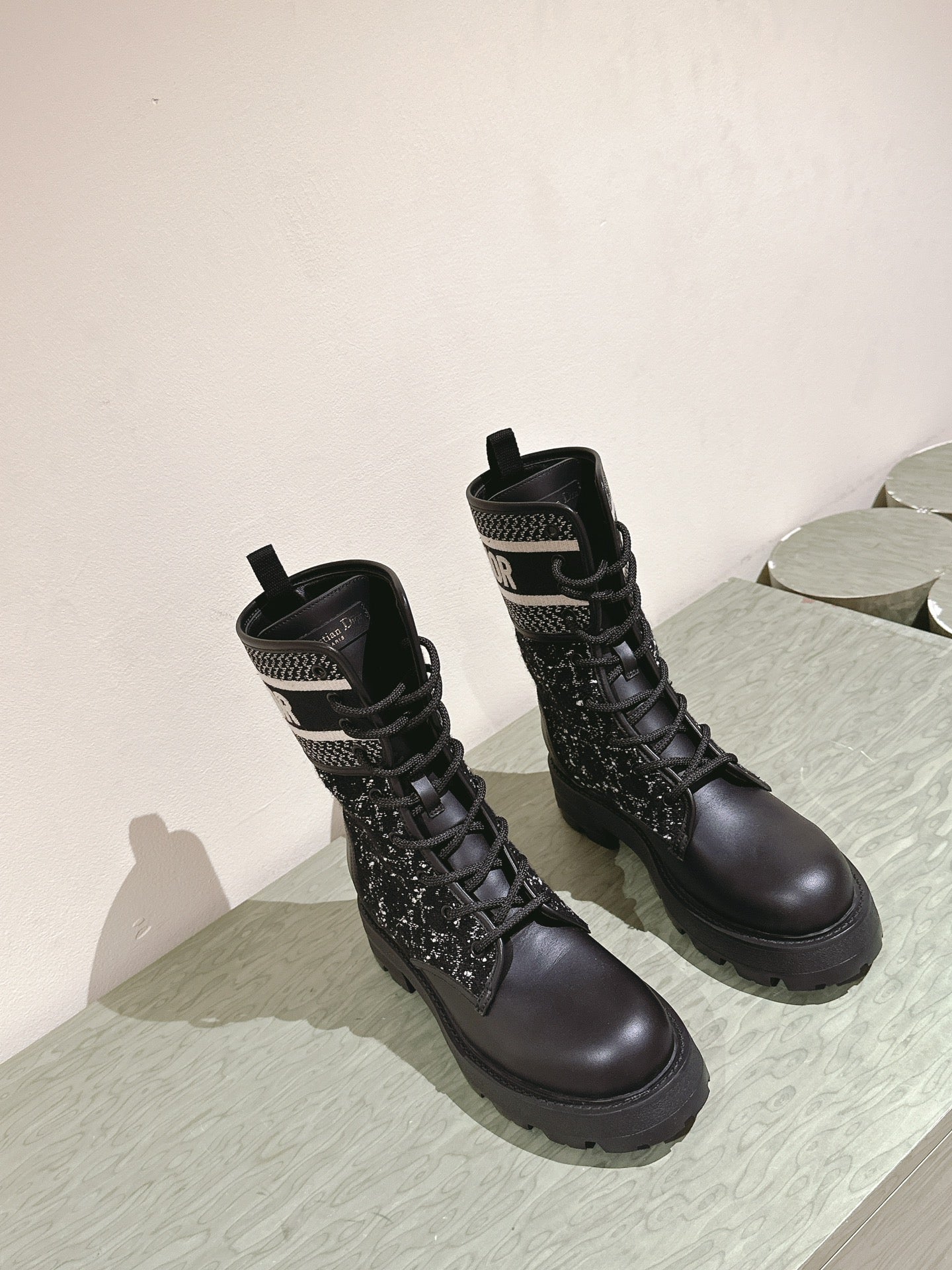 Black & White D-Major Ankle Boot