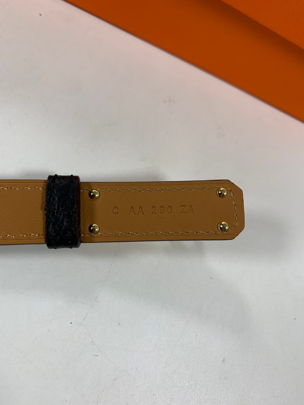 Noir Kelly 18 Belt With Gold Plated