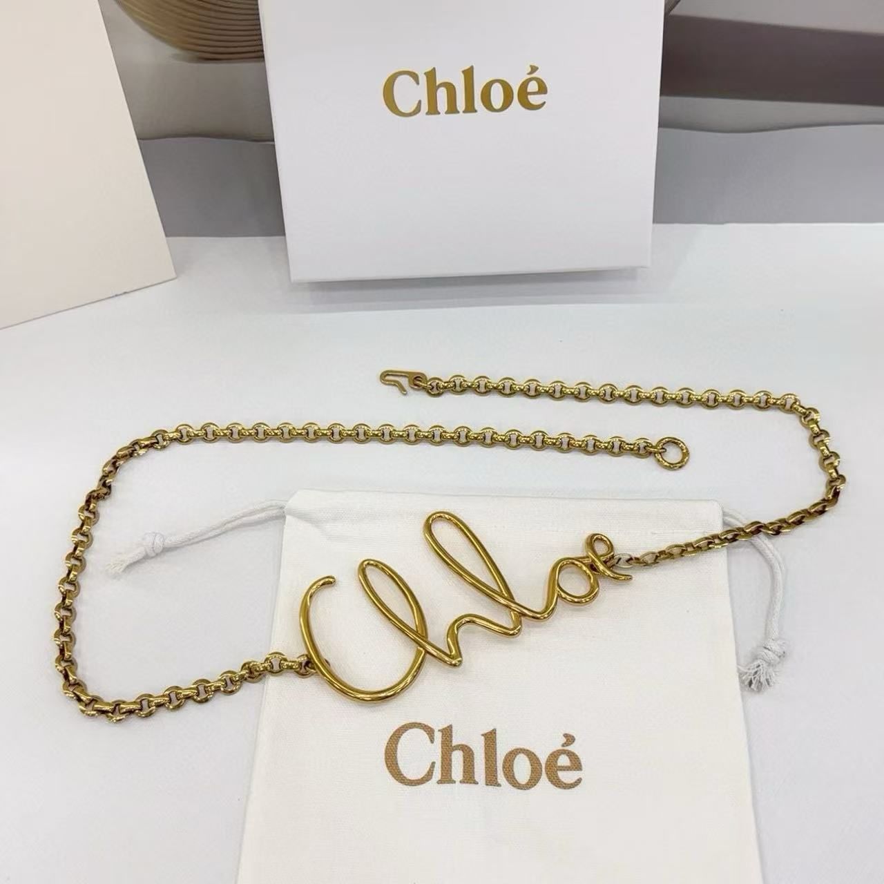 Vintage Gold Small Belt