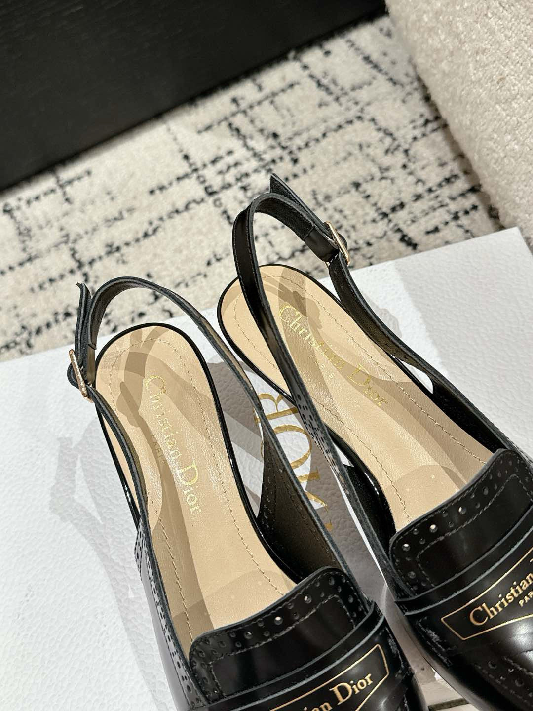 Black Boy Slingback Pump