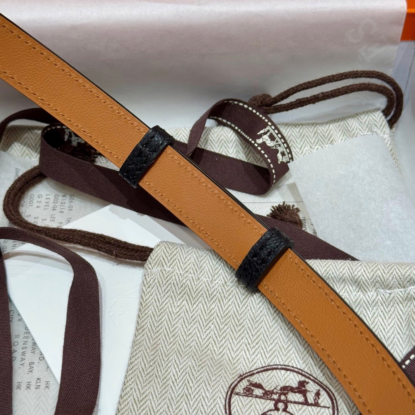 Noir Kelly 18 Belt With Palladium Plated