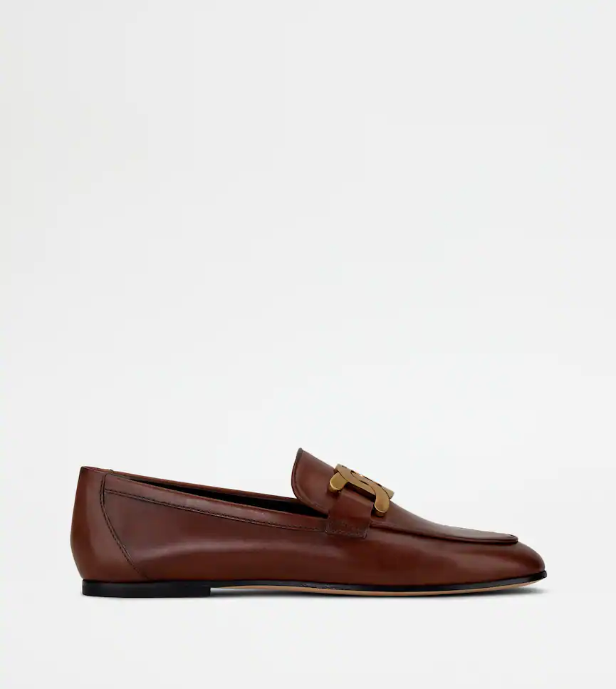 Brown TK loafers
