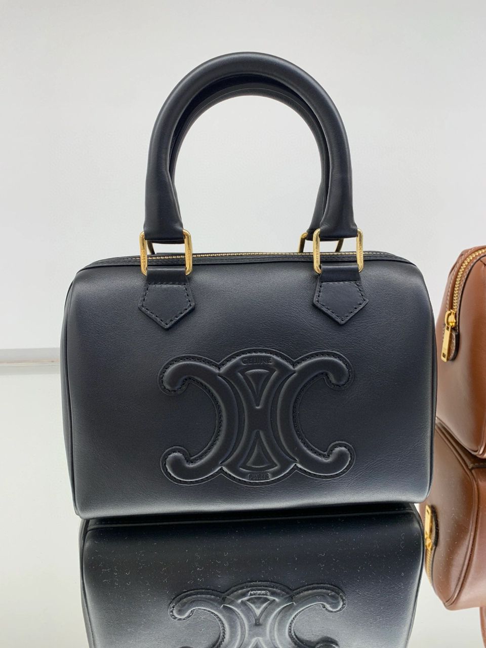 Black Small Boston Bag