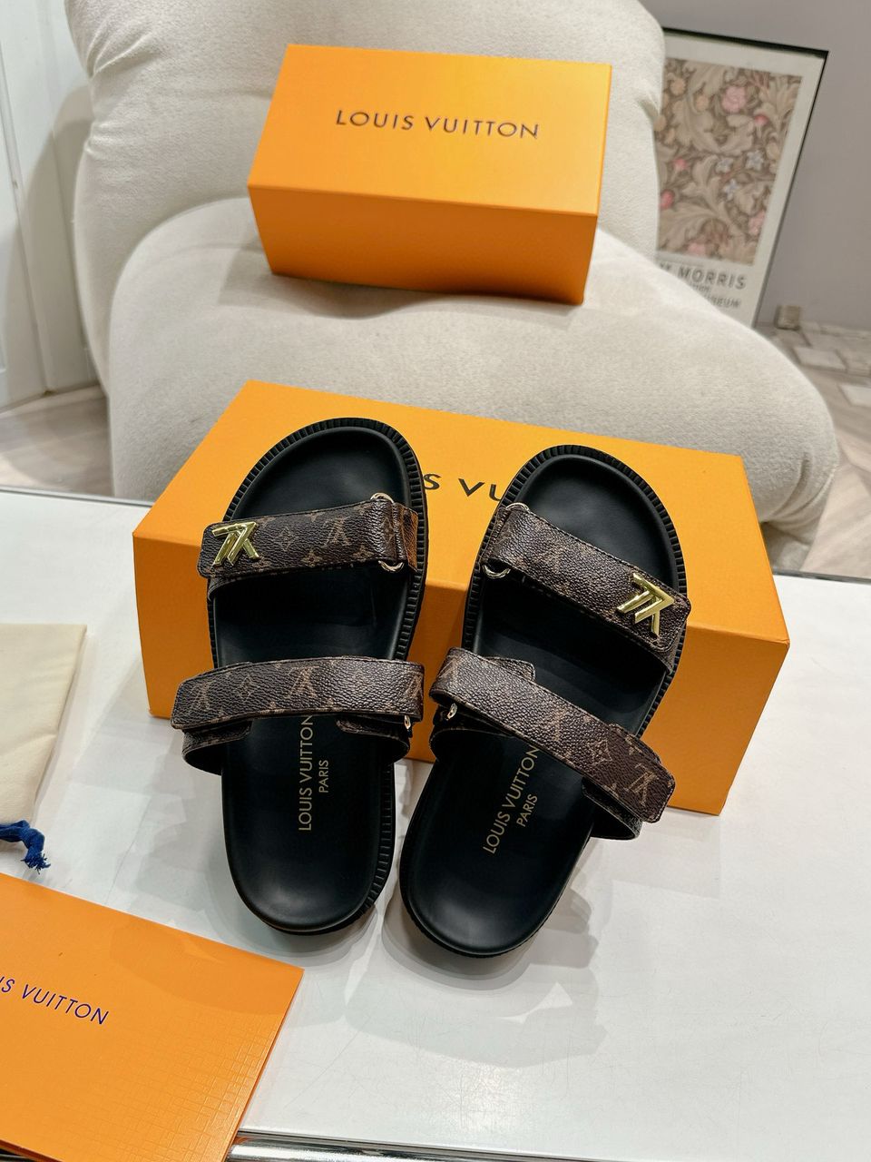 Cacao Sunset Flat Comfort Mule