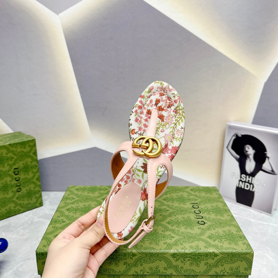 Pink G Thong Sandal