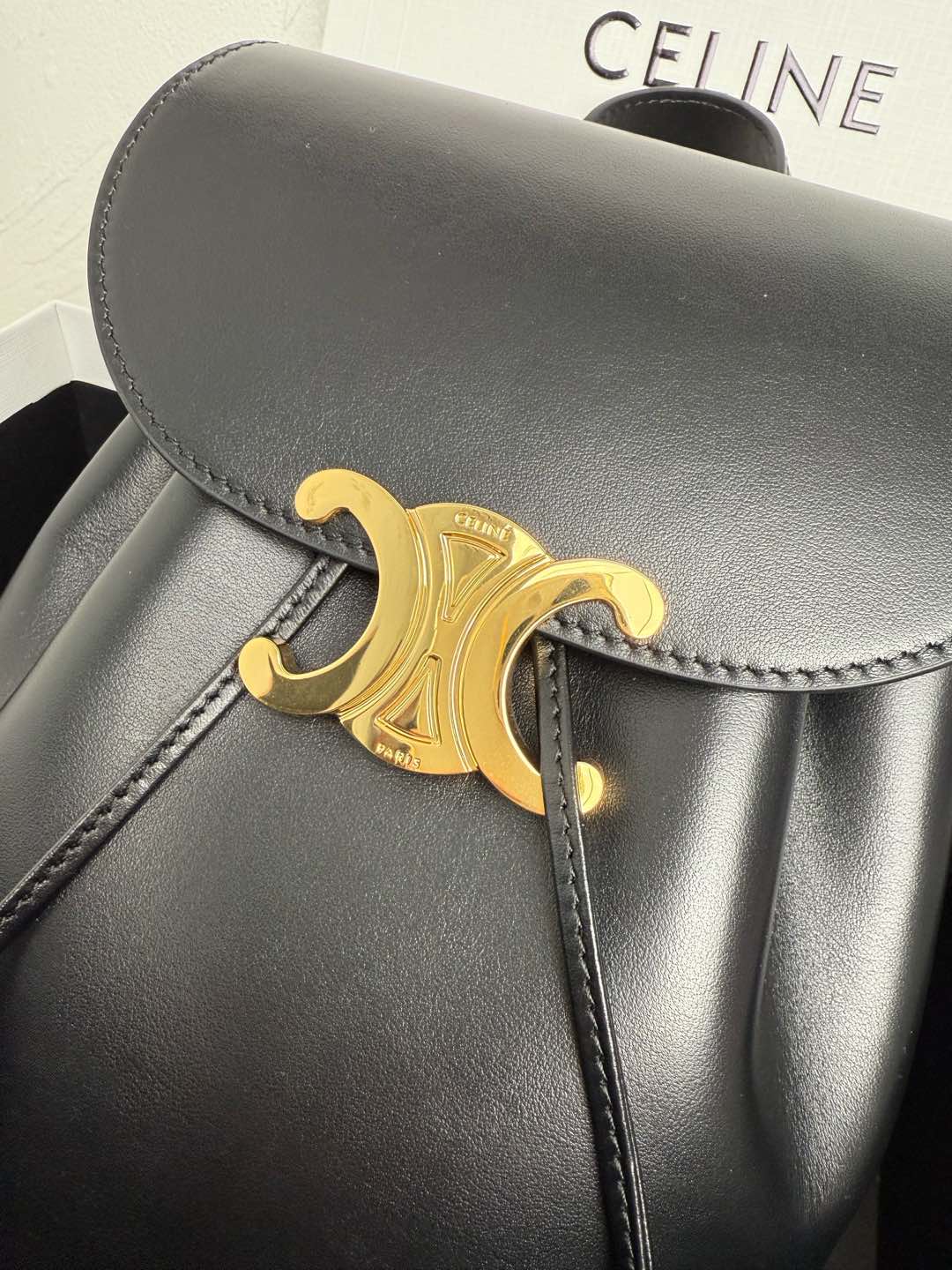 Black Bonnie Backpackin In Leather