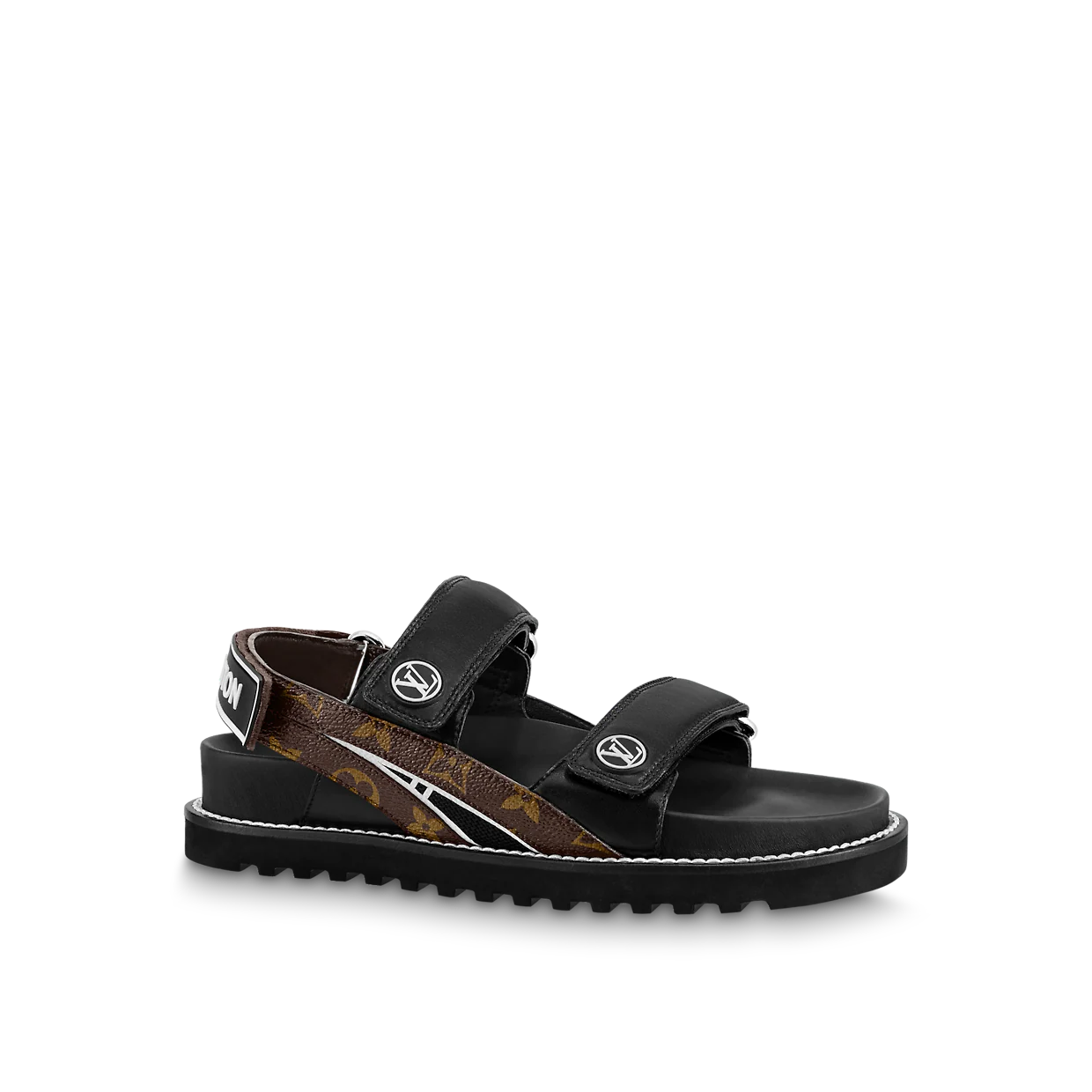 Black LP Flat Comfort Sandal