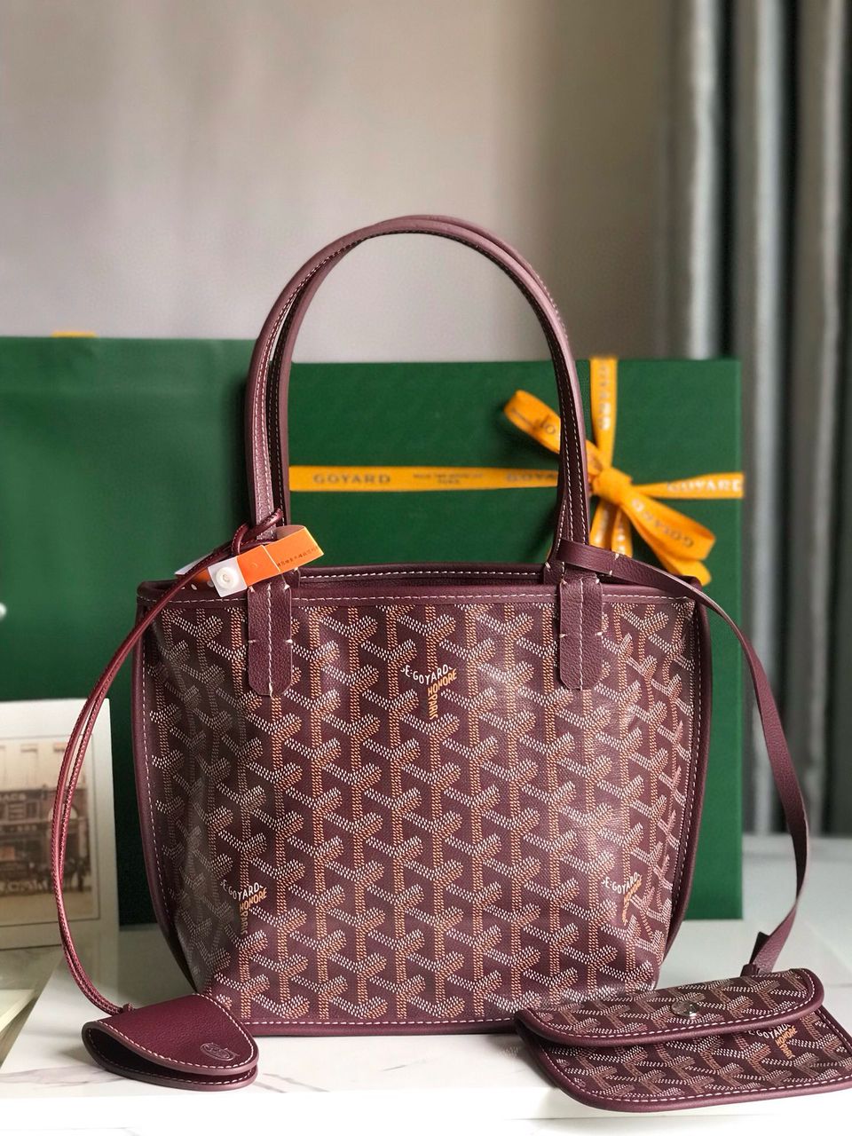 Burgundy Anjou Mini Bag