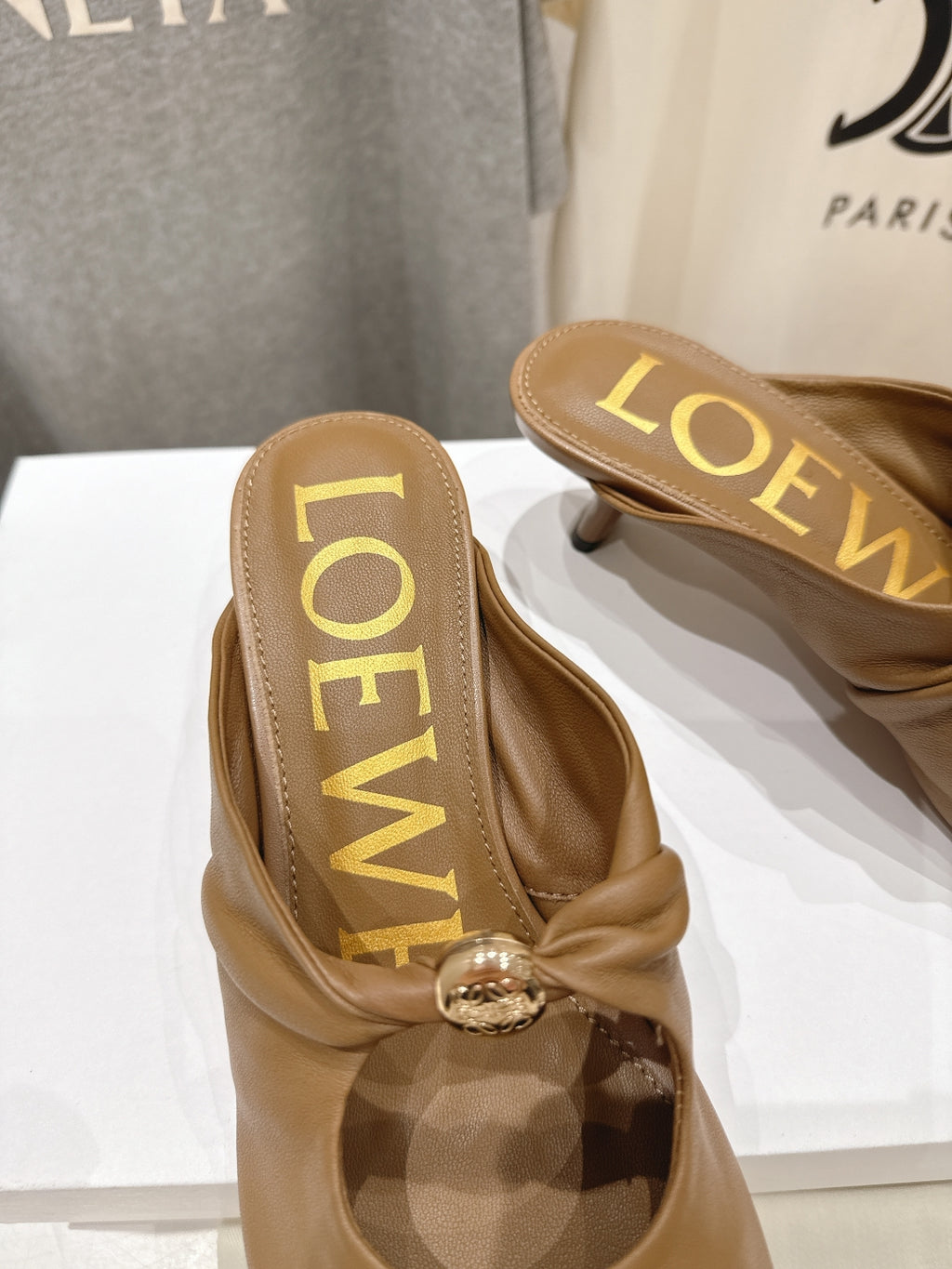 Oak Pebble Soft Mule