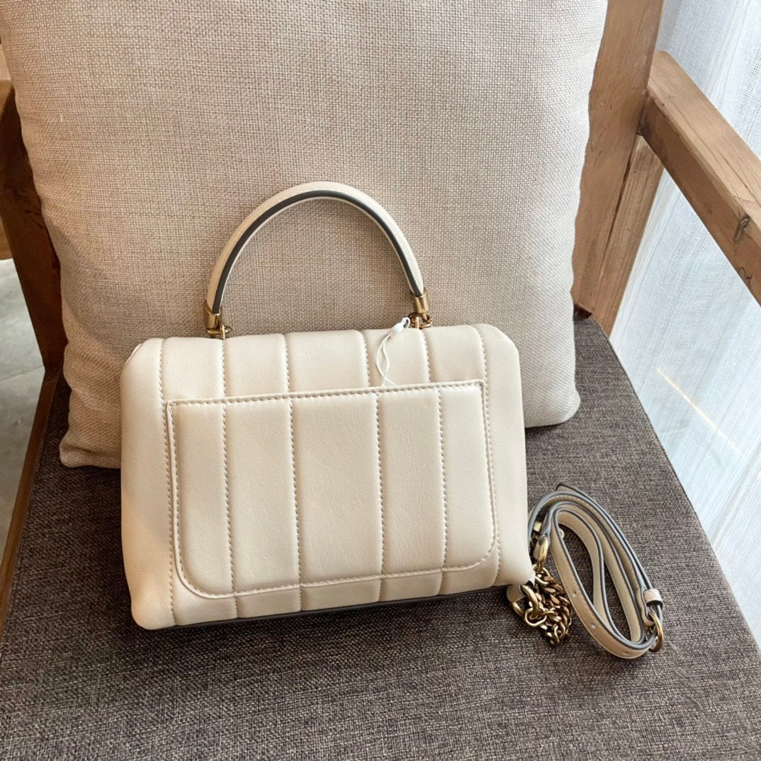 Brie TK quilted small satchel