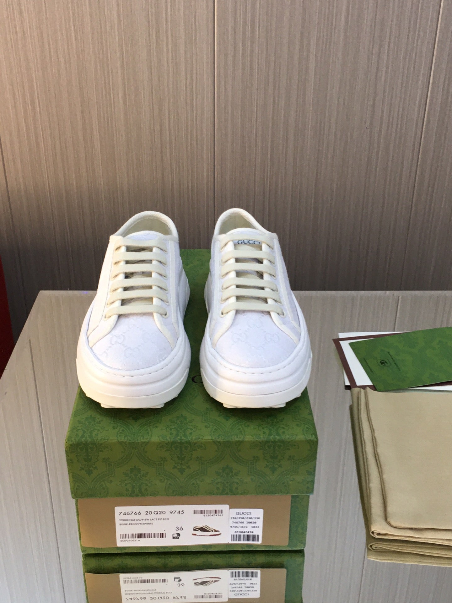 White GG Sneaker