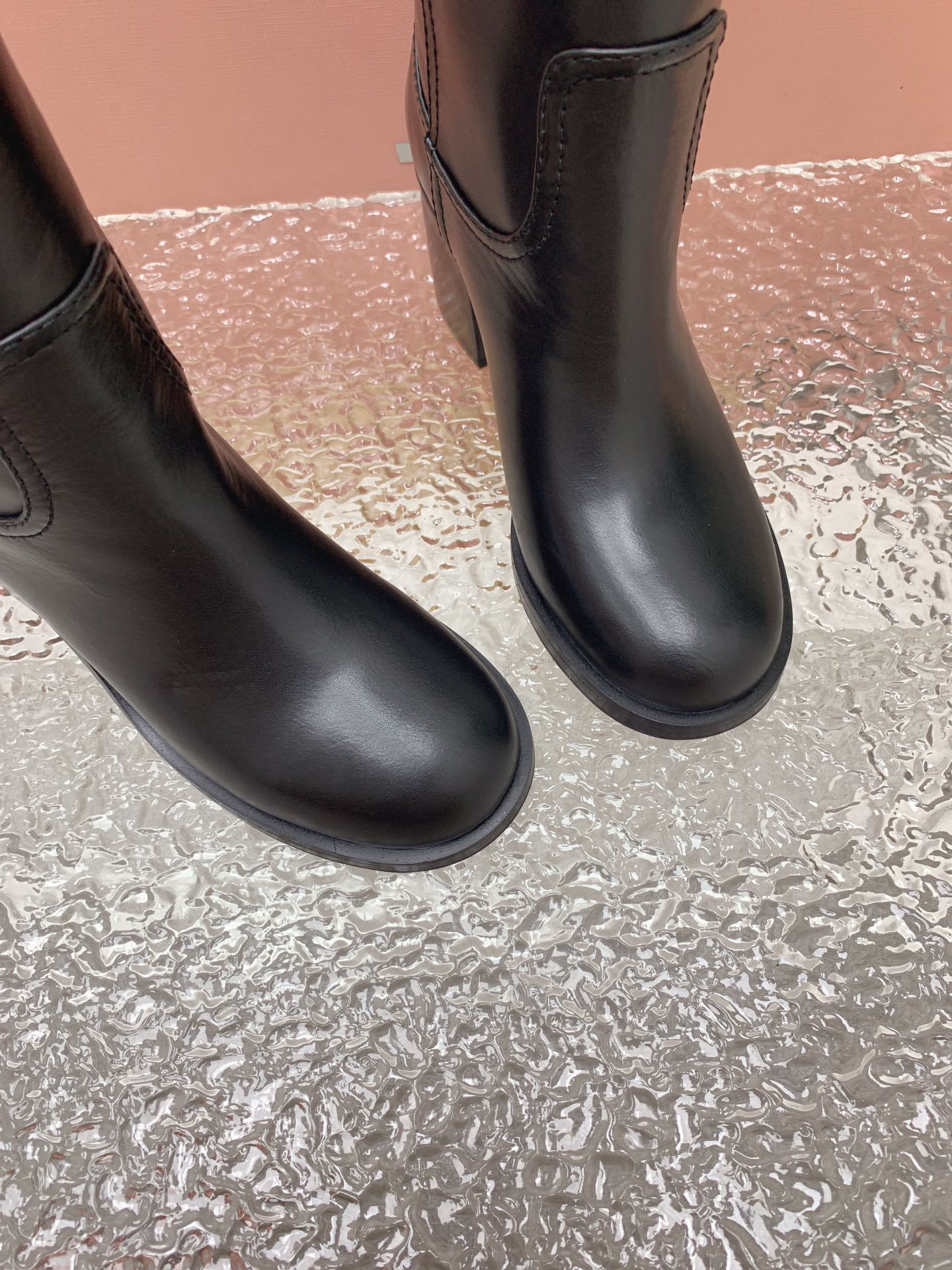 Black MM Leather Boots