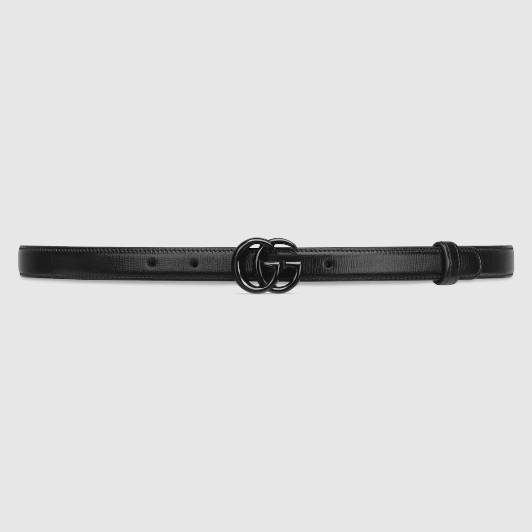 Black Marmont Thin Belt