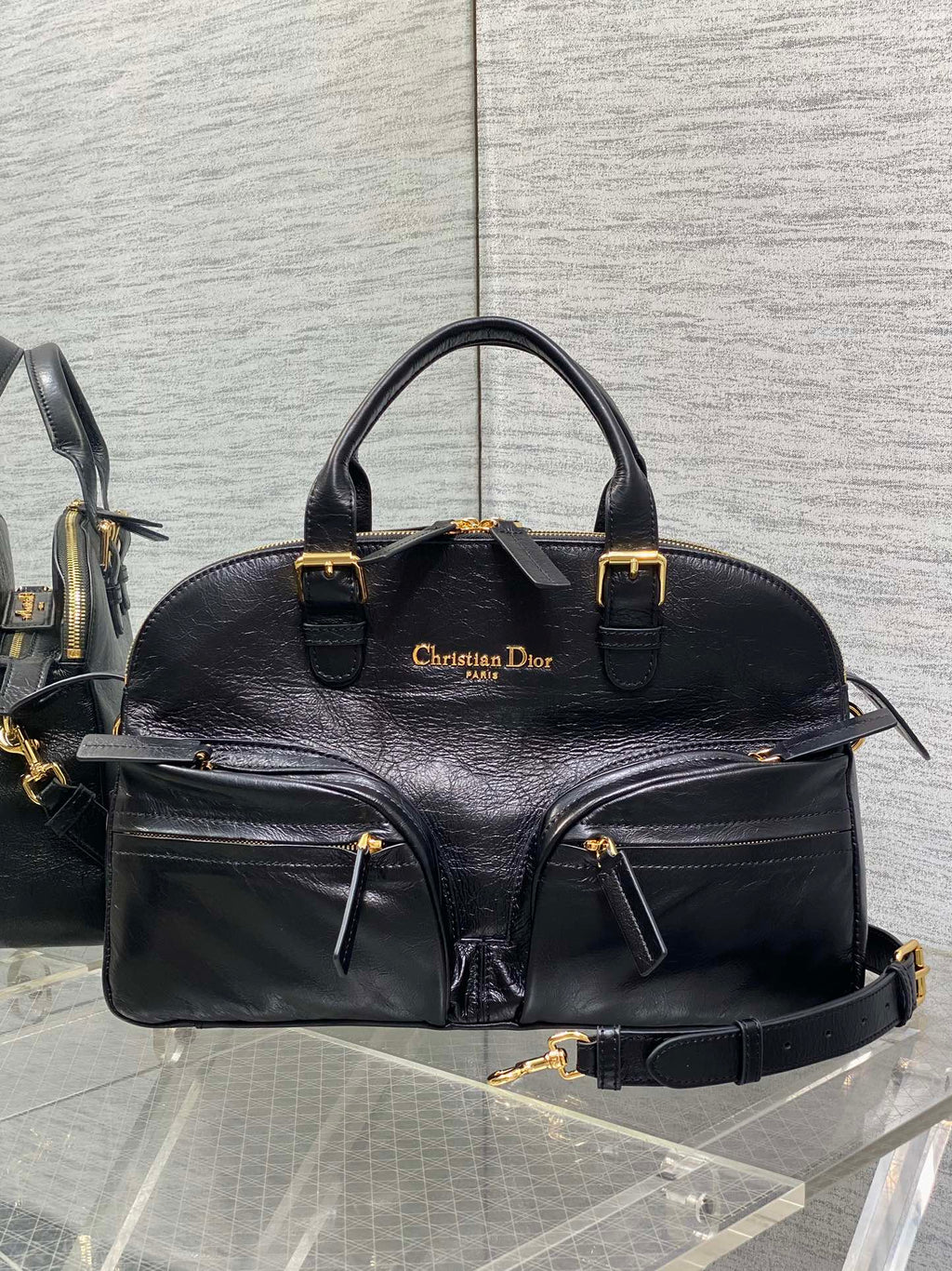 Black Medium Grand Tour Bowling Bag