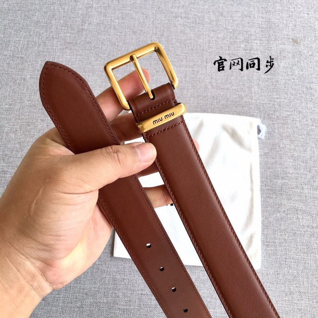 Tobacco FTR Leather Belt