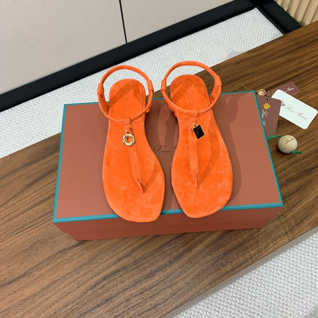 Orange Mindil Sandal