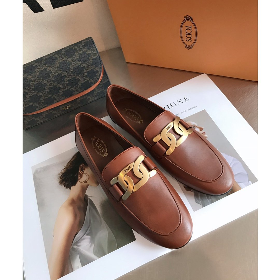 Brown TK loafers