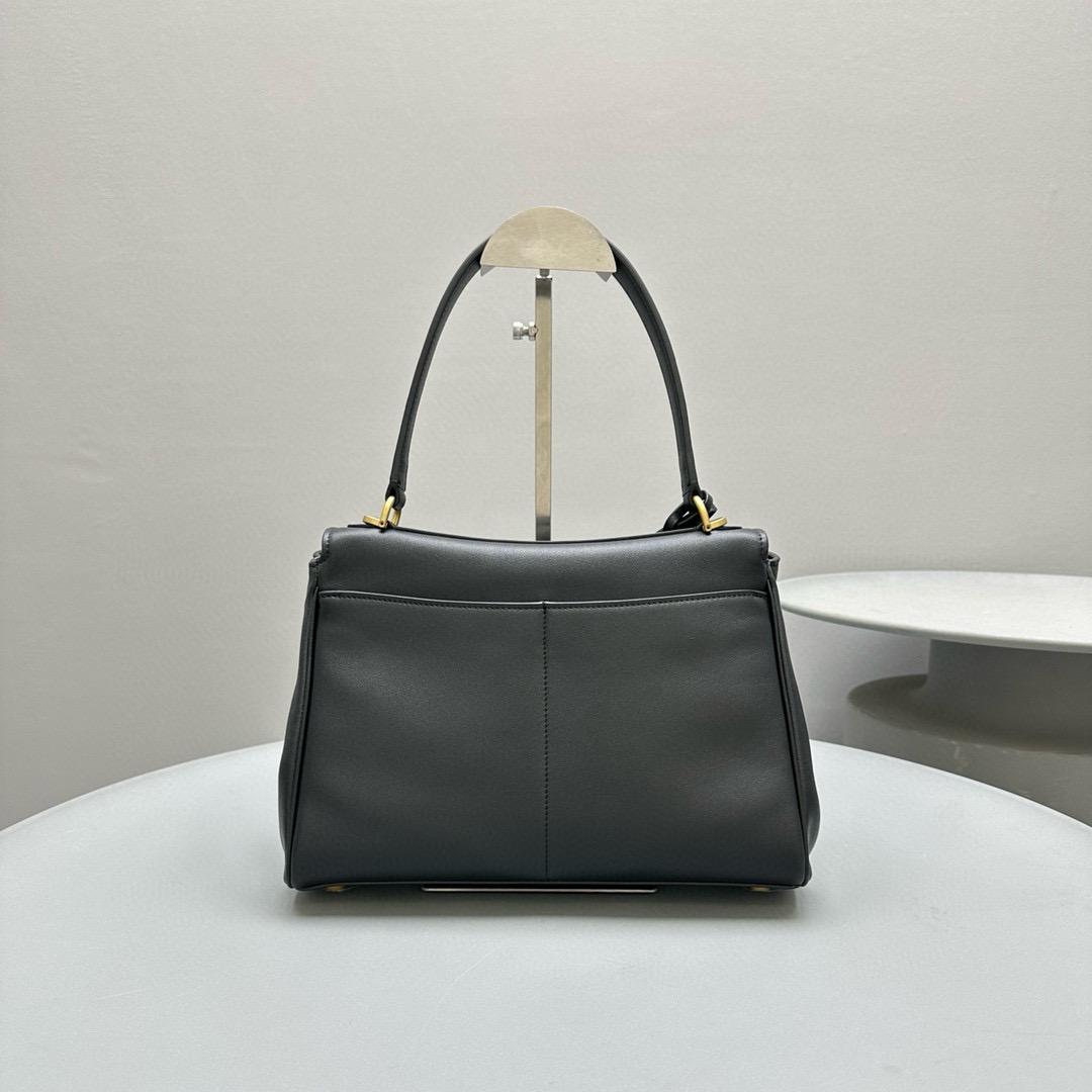 Black BR Small Handbag With Gold Hardware