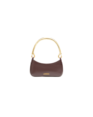 Dark Brown LB Carabiner Strap Shoulder Bag