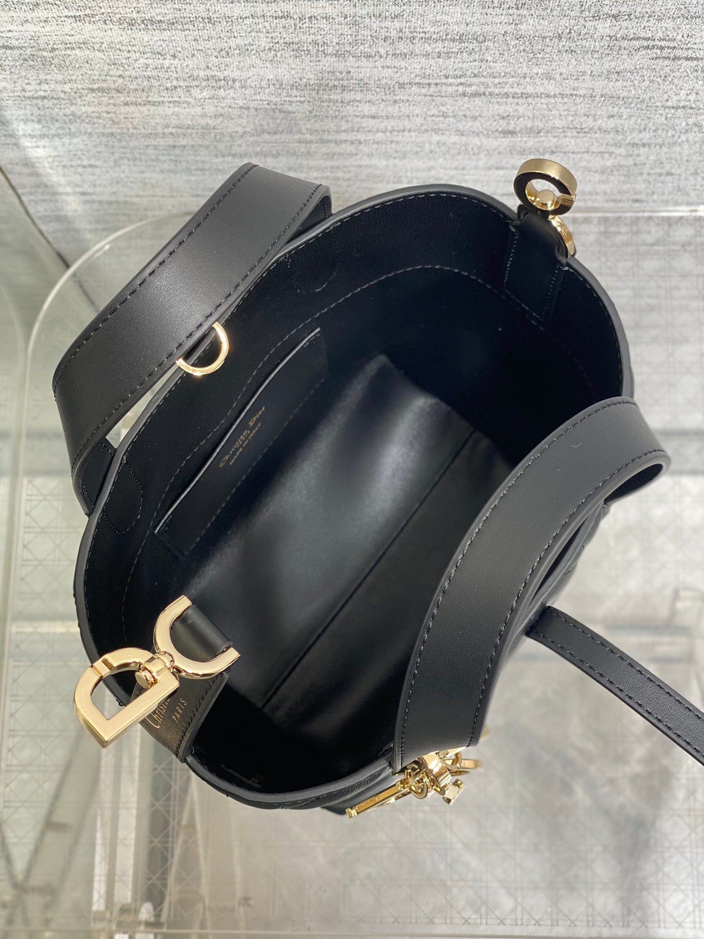 Black Small Toujours Vertical Tote Bag