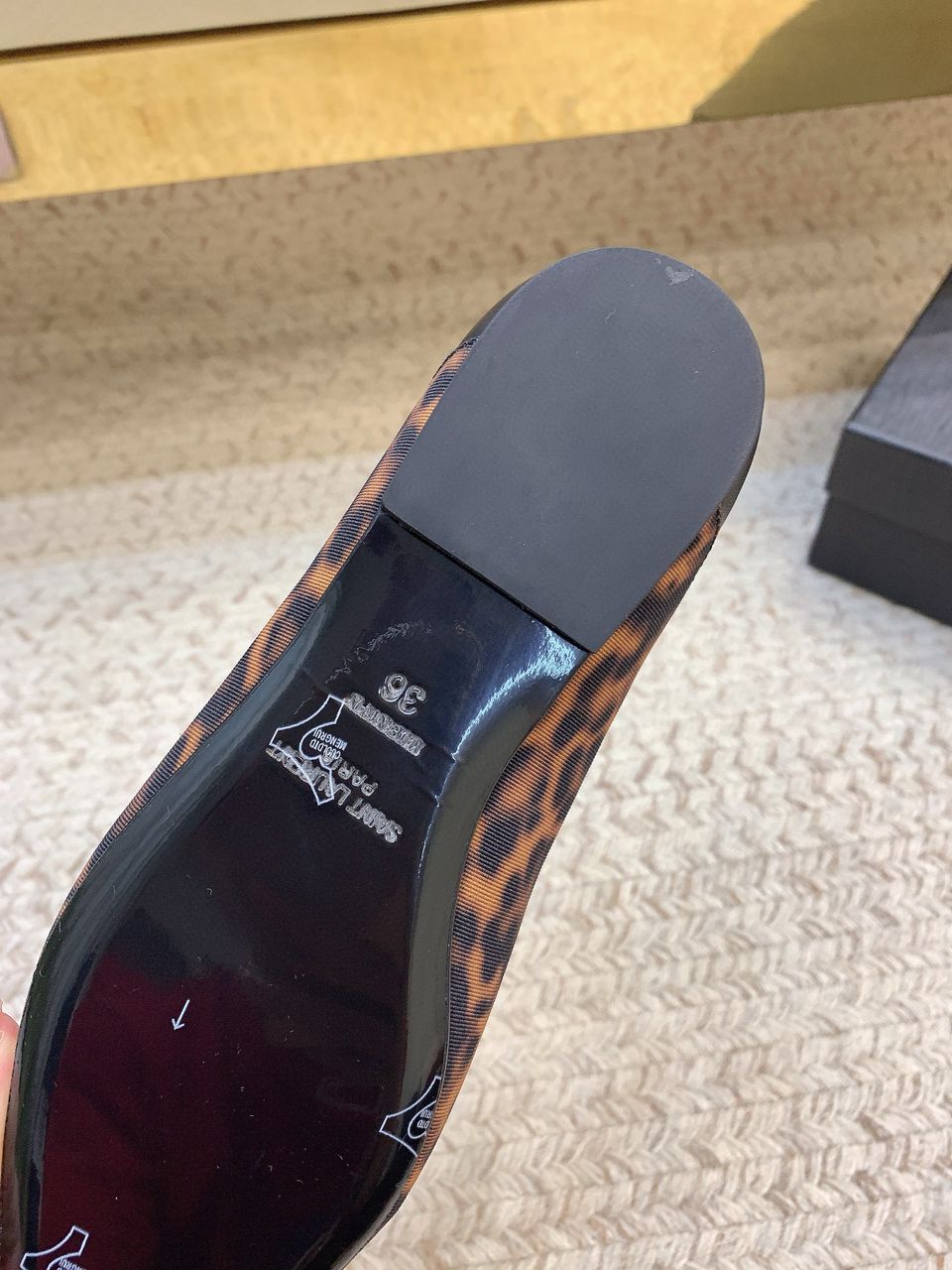 Carolyn Leopard-Print Slippers