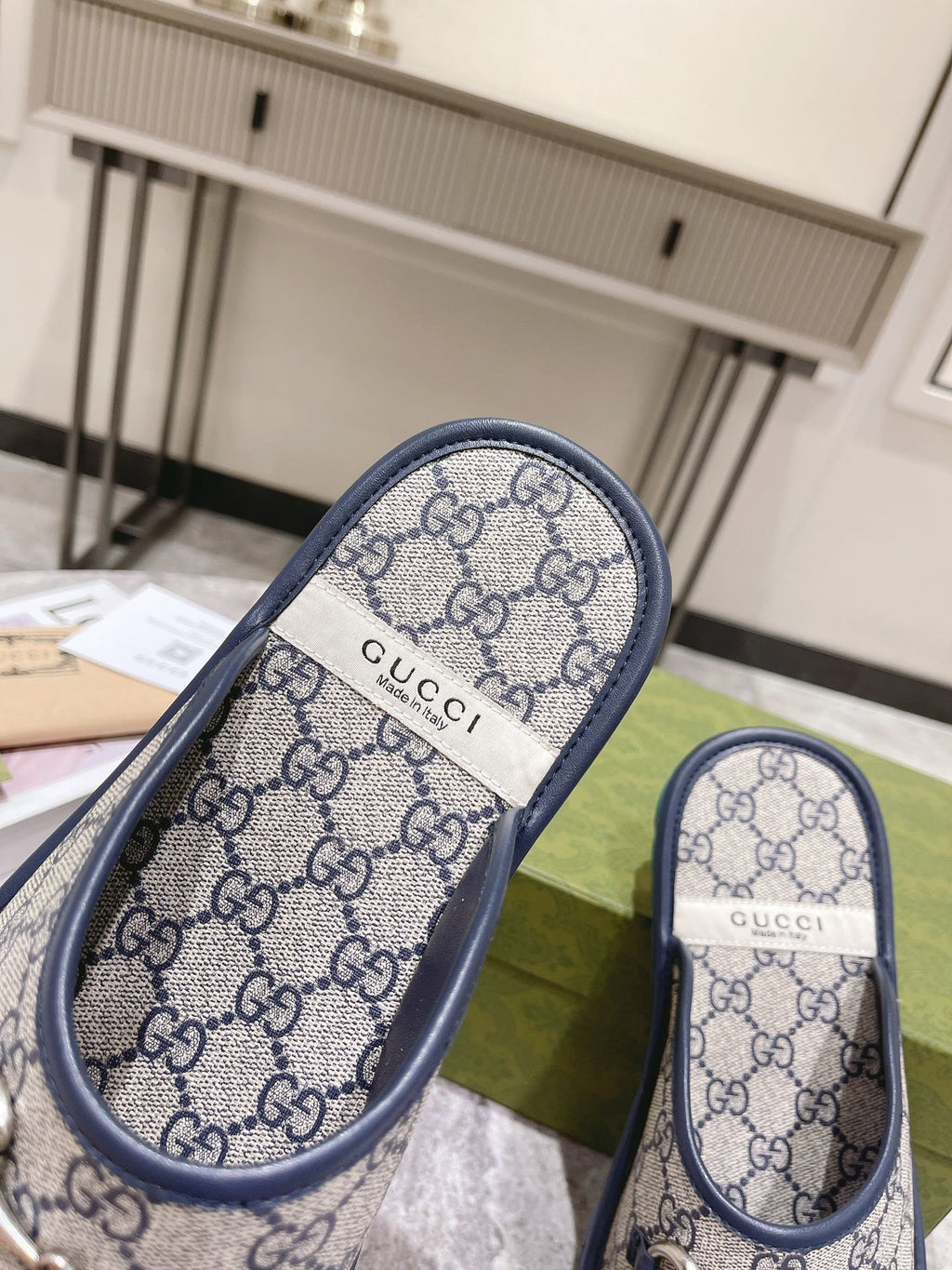 Blue GH men's slipper