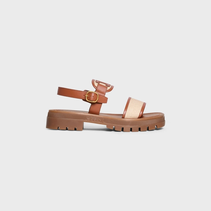 Tan & Dark Beige CT Sandals