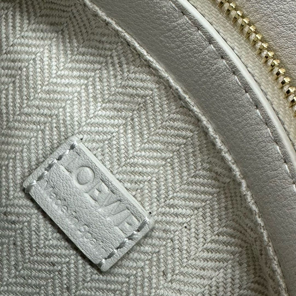 Soft White/Paper Craft LP Mini Leather Shoulder Bag