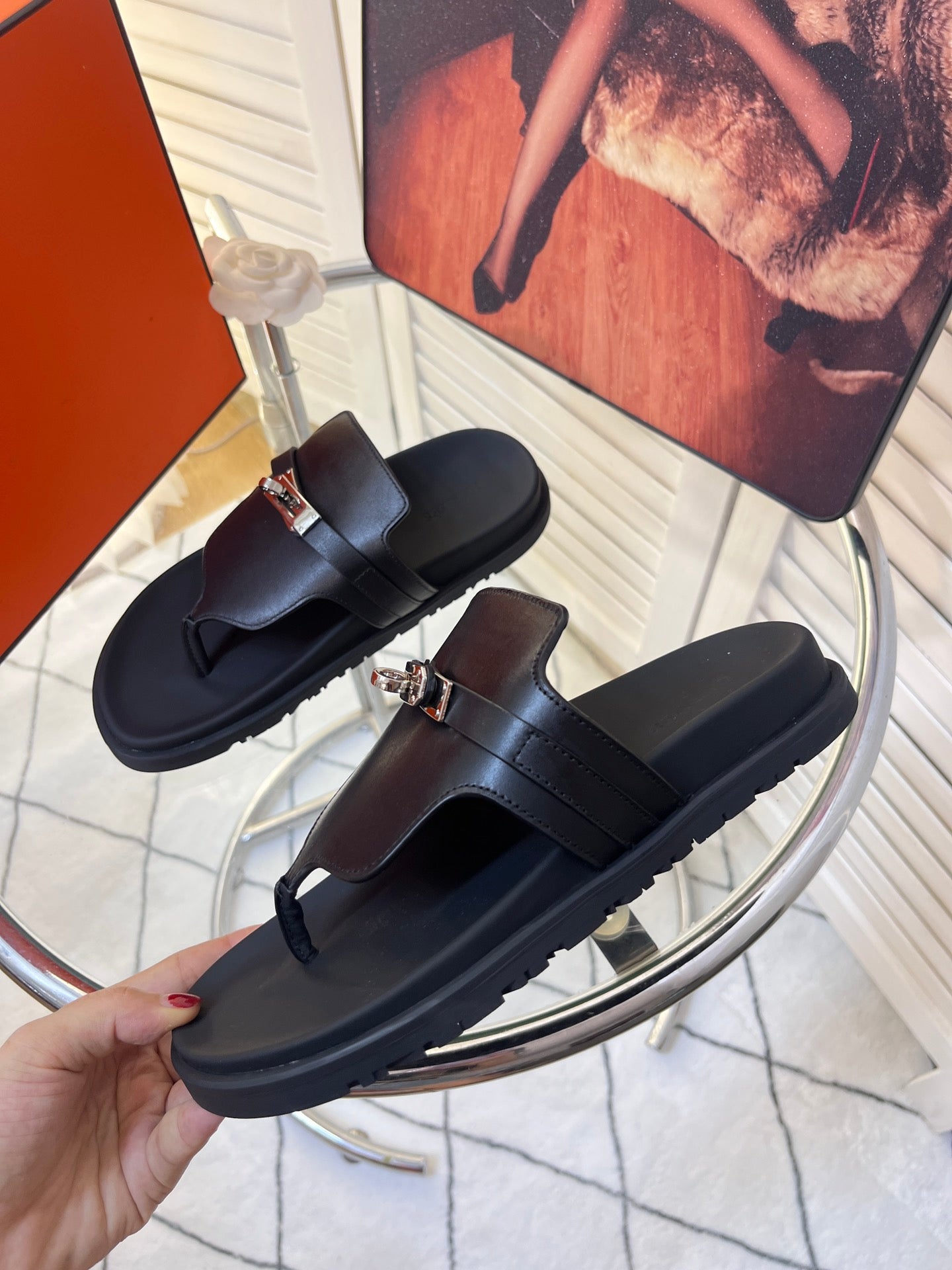 Men's Black HE Sandal